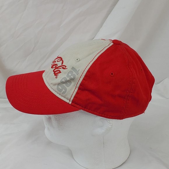Coca Cola Trucker Hat Snapback Baseball Vintage 1886 red white - Picture 4 of 10